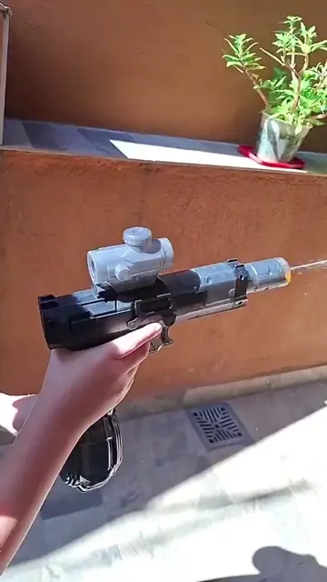 AquaBlast em uso no vídeo enviado por Mariana